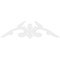Ekena Millwork Pitch Milton Architectural Grade PVC Gable Pediment, 48"W x 16"H x 1"P (8/12) GPP048X016X100MIL - alternate 4